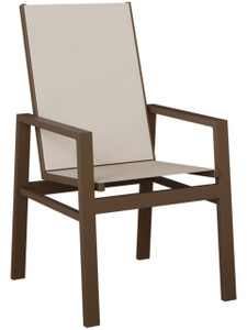 Vida High Back Padded Sling Dining Chair Vida High Back Padded Sling Dining Chair