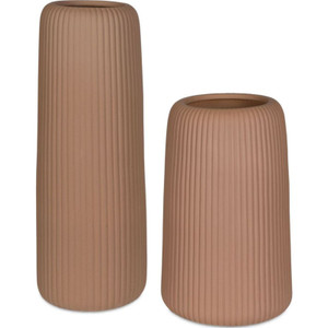 Ridge Vases S/2