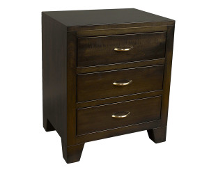 Campaign 3 Drawer Nightstand