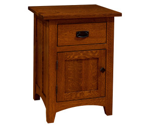 Classic Mission One Drawer One Door Nightstand Classic Mission One Drawer One Door Nightstand