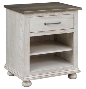 Hickory Grove 1-Drawer Nightstand w/ 1 Open Shelf