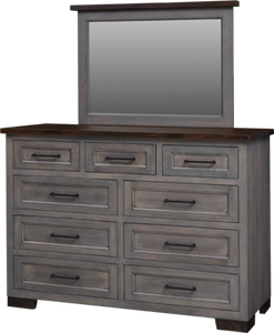 Hudson 62″Dresser (44″ High) and Mirror