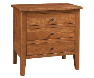 Chelsea three Drawer Nightstand
