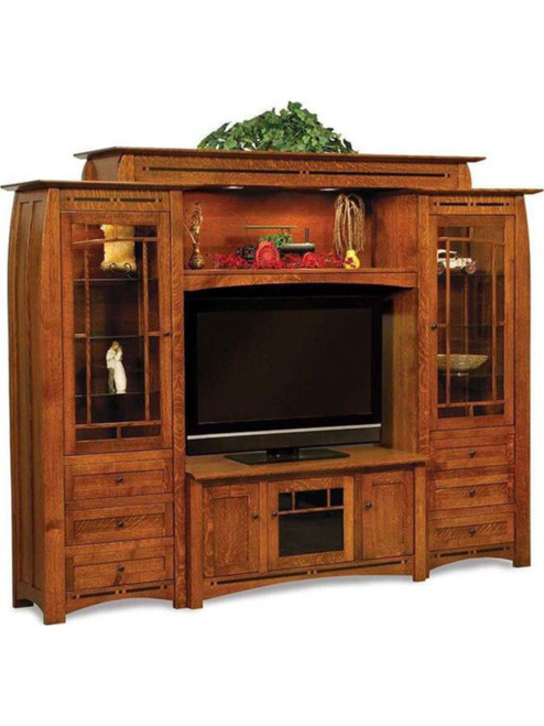 Boulder Creek Amish Entertainment Center FVE-2060-BC