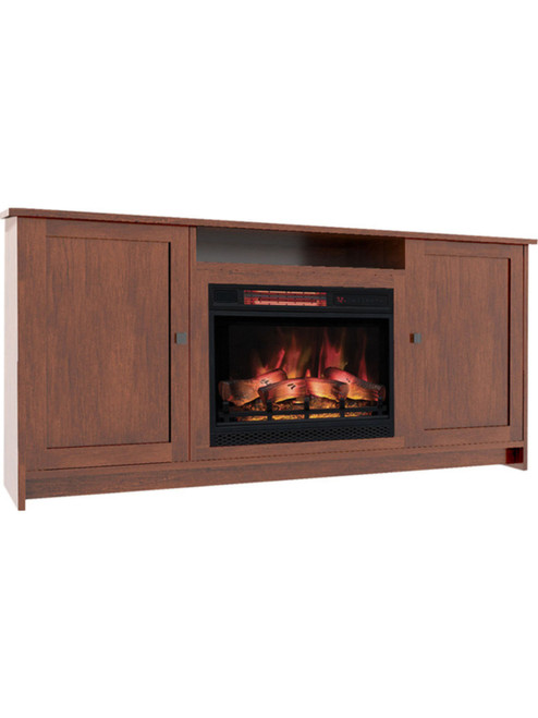 Newport Shaker Media Console with Fireplace 3170-S