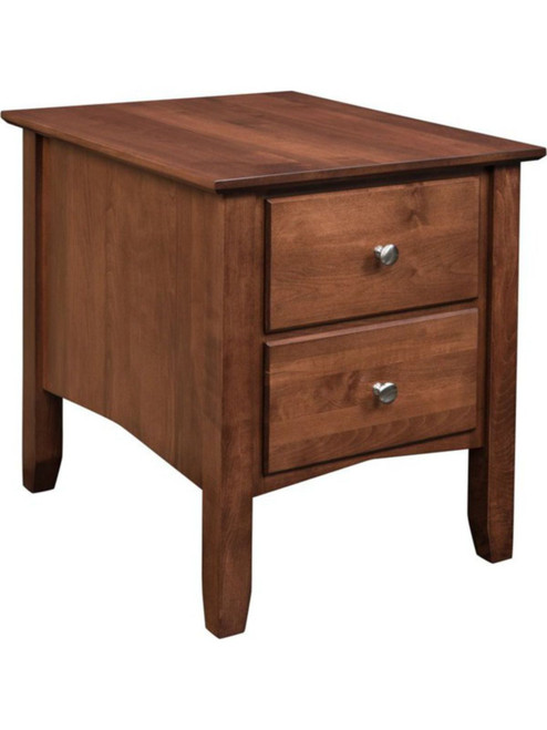 Linwood End Table 2 Drawers LW-161