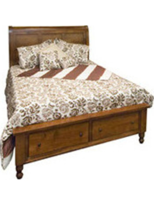 Wrightsville Queen Bed with Footboard Drawer Unit 48005