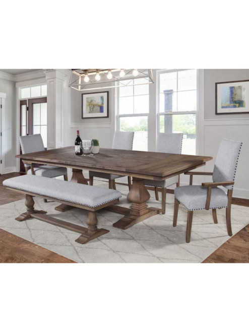 Naples Double Pedestal Table