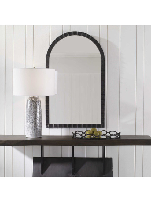 Dandridge Arch Mirror, Black 9784