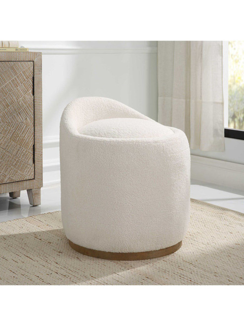 Swirl Swivel Ottoman 23186