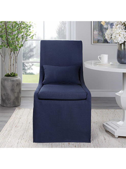 Coley Armless Chair, Denim 23726