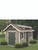 Deluxe Painted Wood A-Frame Dormer Shed