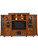 Modesto Amish 6-Piece Entertainment Center with Angled Sides FVE-051-MD