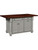 Jefferson City 3 Door 2 Drawer Turned Leg Kitchen Island IS-98-JC