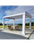 10 x 12 Cellular PVC (Vinyl) Pergola - modern design