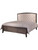 Cortland Ashvile Arch Bed with Upholstered Tufted Headboard