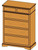 6 Drawer Chest 51022 & 51023