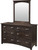 Claremont Mission 59" Dresser with 6 Drawers