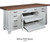 Optional Custom Kitchen Island Sliding Shelf replaces an adjustable shelf #4554