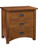 Claremont Mission 28" Night Stand with 3 Drawers