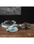 Abella Ceramic Wall Decor, Aqua, S/3 4100