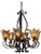 Vetraio, 6 Lt Chandelier 21006