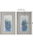 Indigo Florals Framed Prints, S/2 41558