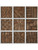 Bryndle Squares Wood Wall Decor, S/9 4115