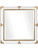 Balkan Square Mirror, Gold 9714