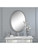 Sherise Oval Mirror, Nickel 01102-B