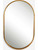 Varina Oval Mirror, Gold 9736