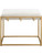 Paradox Small Bench, Gold 23663