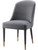 Brie Armless Chair, Gray, 2 Per Box, Priced Each 23555