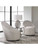 Crue Swivel Chair, Ivory 23578