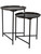 Burnett Nesting Tables, Dark Nickel, S/2 25151