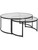 Rhea Nesting Coffee Tables, Black, S/2 25190