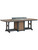 44" x 96" Rectangular Fire Table Bar Height