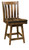 Arcade Stationary Swivel Bar Stool