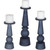 Cassiopeia Candleholders Midnight Blue S/3