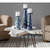 Cassiopeia Candleholders Midnight Blue S/3