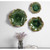 Abella Ceramic Wall Decor, Green, S/3