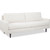 Jackie 89" Upholstered Sofa Loose Back