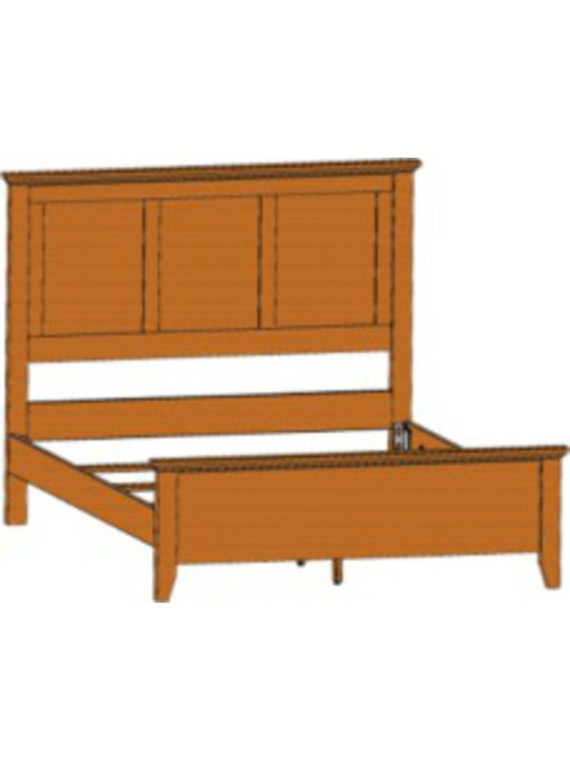 Riceland Panel Bed