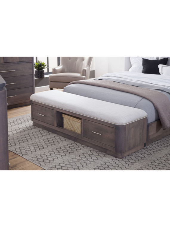 Rialto 2 Drawer Upholstered Bench