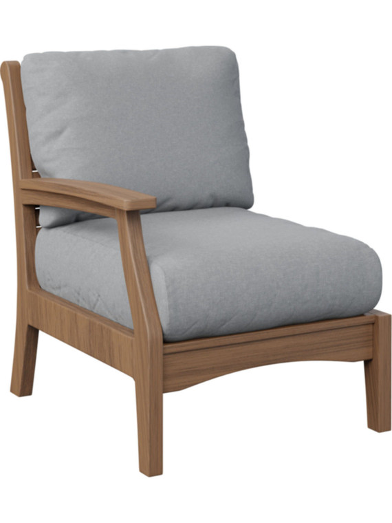 Classic Terrace Sectional Right Arm Club Chair CTRSC2934 - Berlin Gardens Poly outdoor deep seating