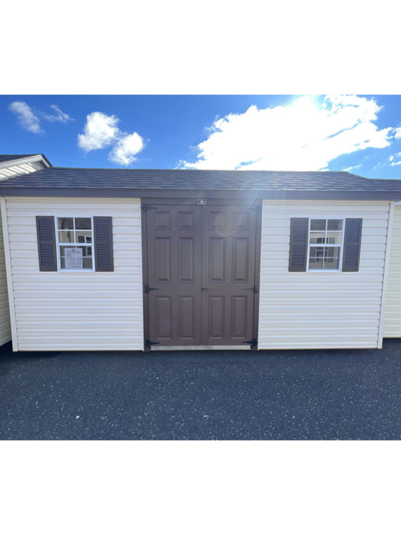 8x16 Standard A-Frame Vinyl Shed