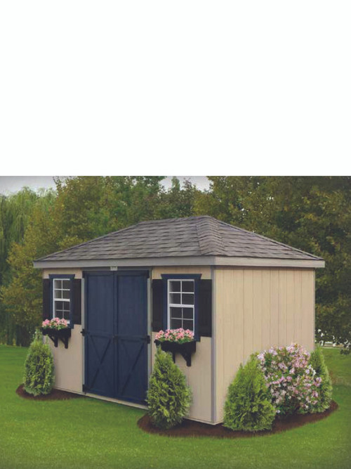 Standard Painted Wood Hip Barn by Springville Woodworks & Reviews