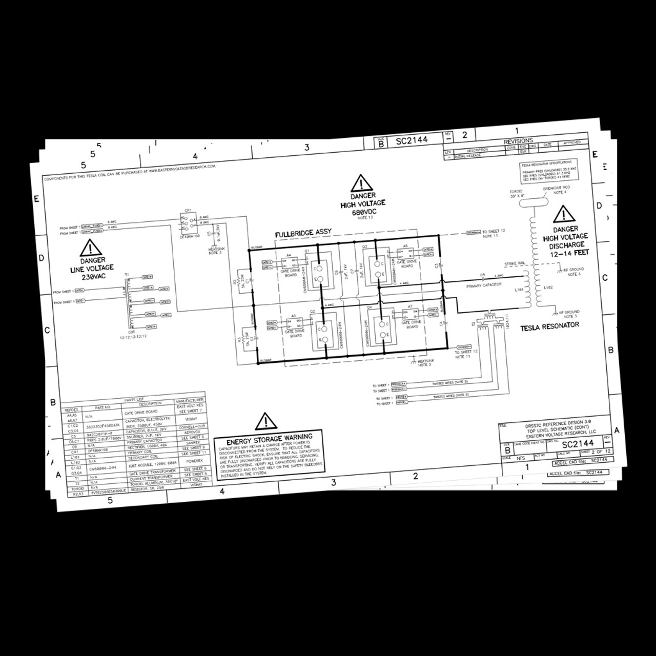 DIY Musical Tesla Coil Plans - Reference Design 1.0