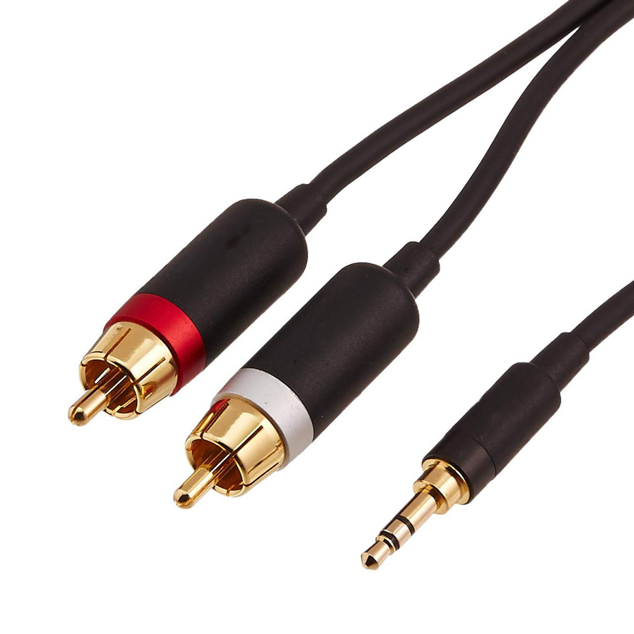 Cable 3.5mm to 2-Male RCA Adapter Audio Stereo Cable