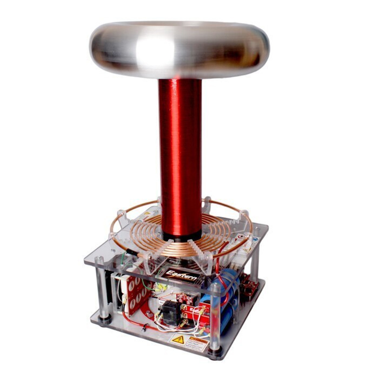 Tesla Coil with a Six-Pack Capacitor